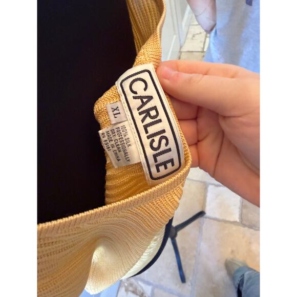 Carlisle Silk Ribbed Tank - Picture 3 of 3